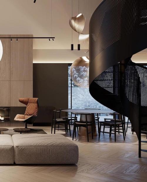 Дом - мечта с шикарным интерьером.