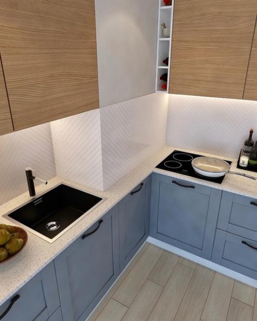 Мне нравится!  Особенно как круто холодильник вписался!