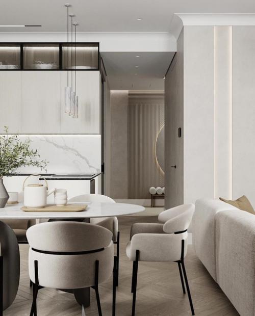 По площади эта кухня - гостиная. 01