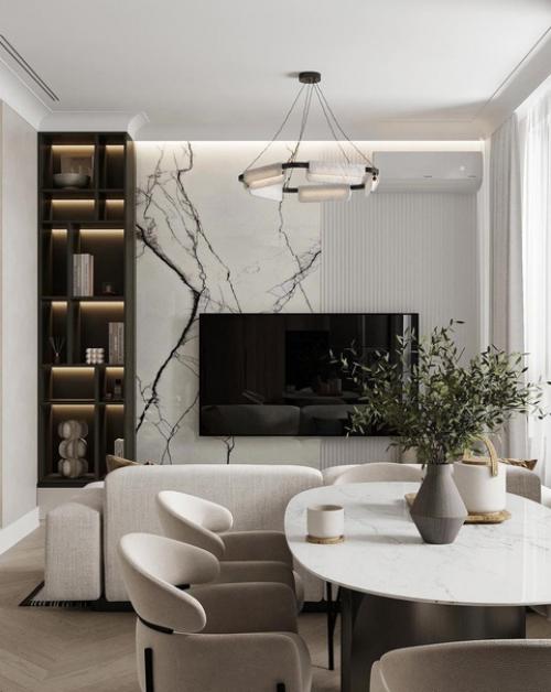 По площади эта кухня - гостиная. 03