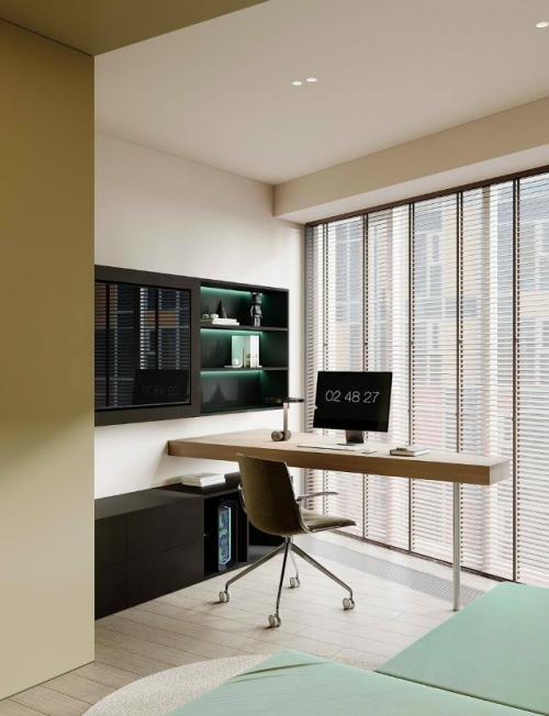 Яркая детская для юного хоккеиста. 01