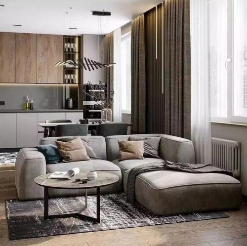 24 м 2 стильной кухни. 02