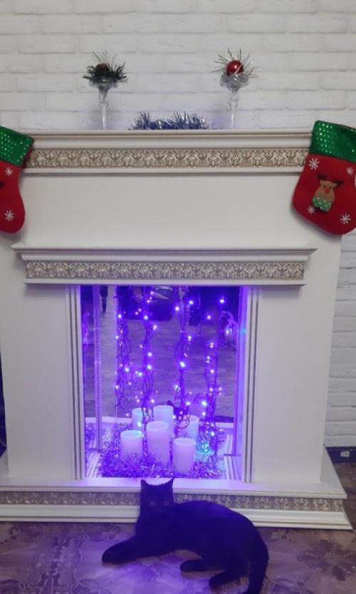 Насмотревшись картинок, решили тоже каминчик смастерить. 03