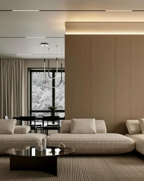 Гостиная в загородном доме. 06