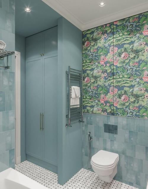 В этой ванной комнате красивая не только цветовая гамма. 04