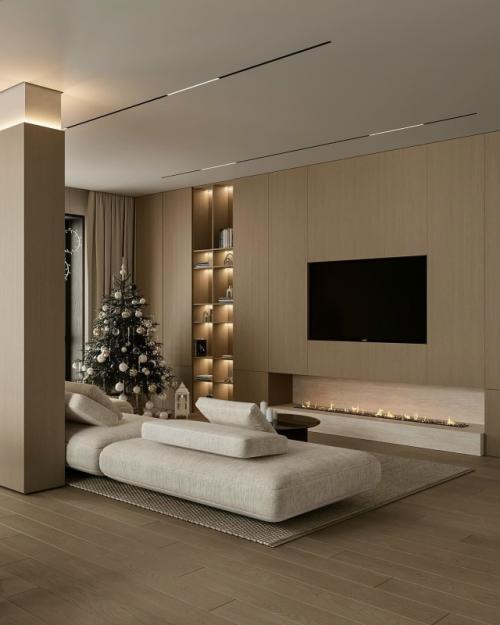 Гостиная в загородном доме. 05