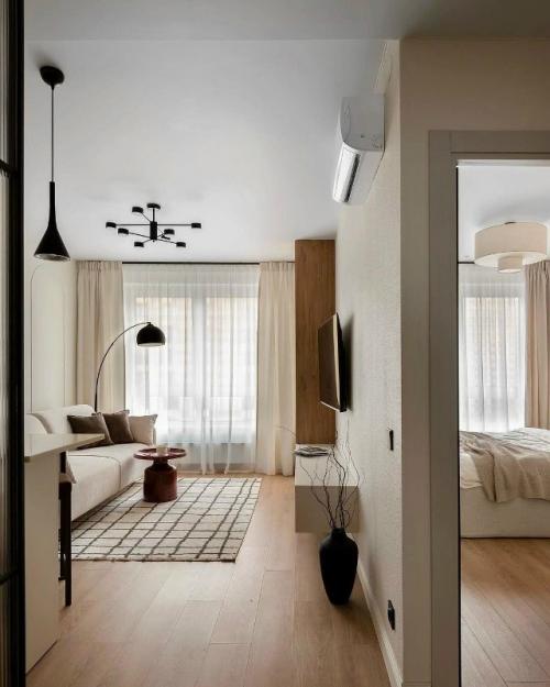 Современная гармония.  В этом проекте чувствуется тонкий баланс между уютом и функциональностью. 04