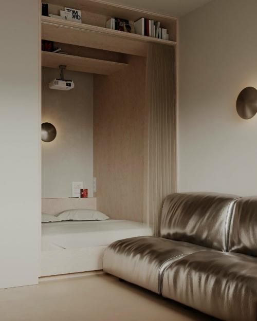 Уютная студия для молодой девушки. 01