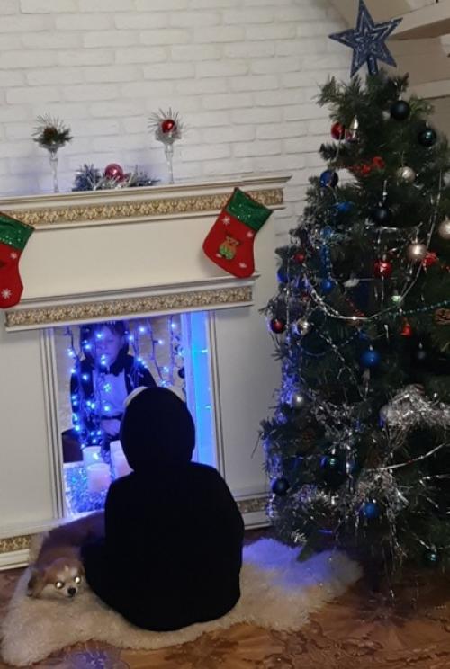 Насмотревшись картинок, решили тоже каминчик смастерить. 04