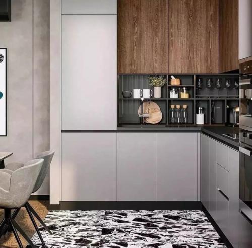 24 м 2 стильной кухни. 03