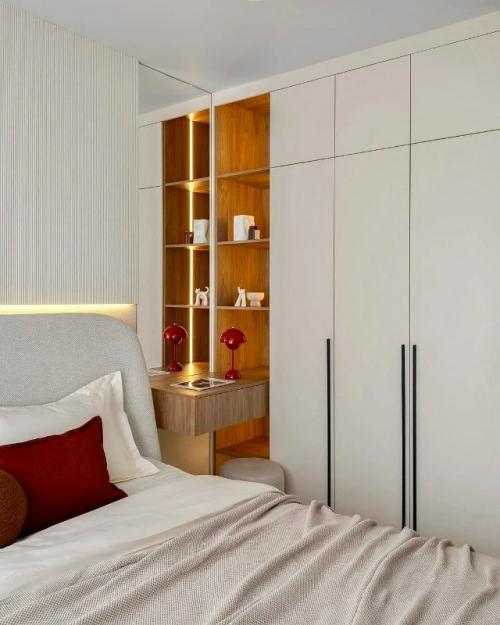 Современная гармония.  В этом проекте чувствуется тонкий баланс между уютом и функциональностью. 06