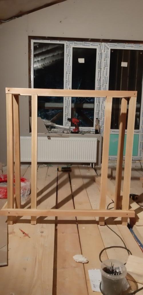 Насмотревшись картинок, решили тоже каминчик смастерить.