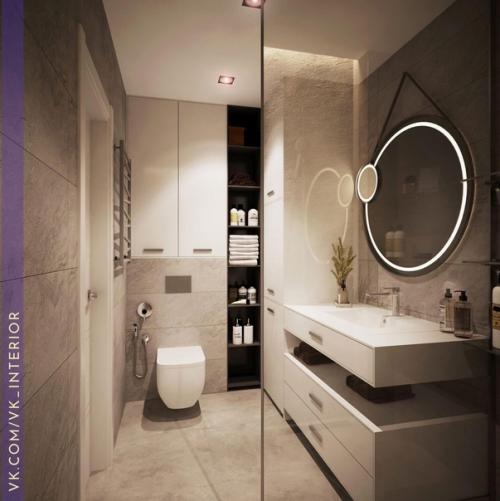 Интерьер и декор ванной комнаты. 03