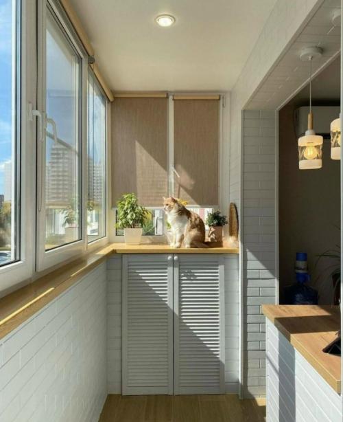 Балкон как продолжение кухни. 02