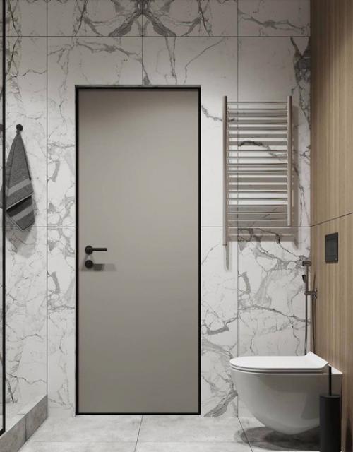 Площадь этого санузла 4, 9 м 2.