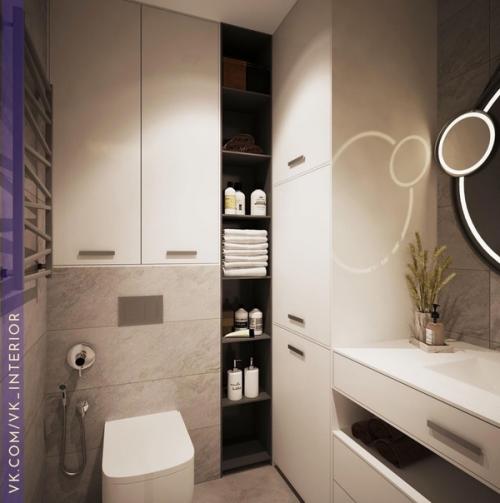 Интерьер и декор ванной комнаты. 04