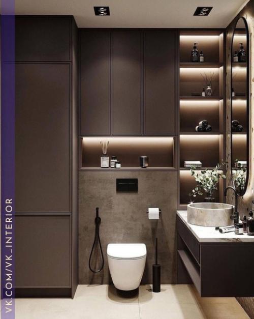 Интерьер и декор ванной комнаты. 02