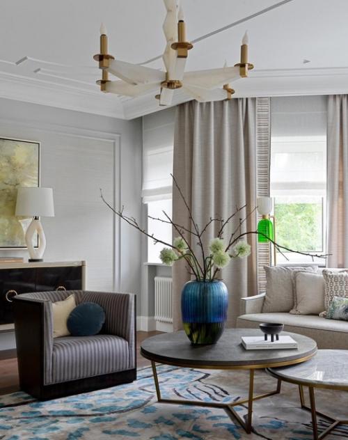 Стильный интерьер в загородном доме. 05