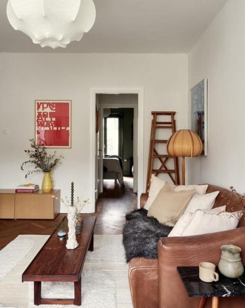 Очень интересный дизайн квартиры.