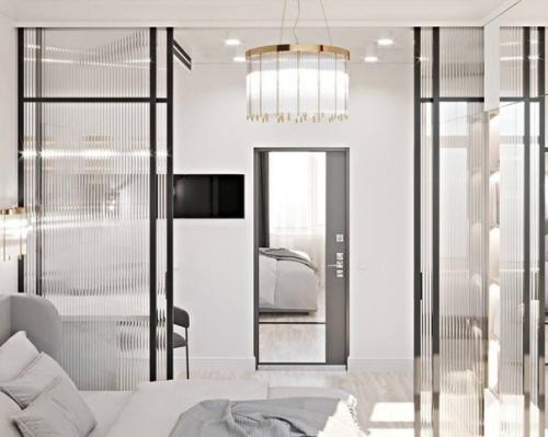 Светлый интерьер в серых тонах. 08