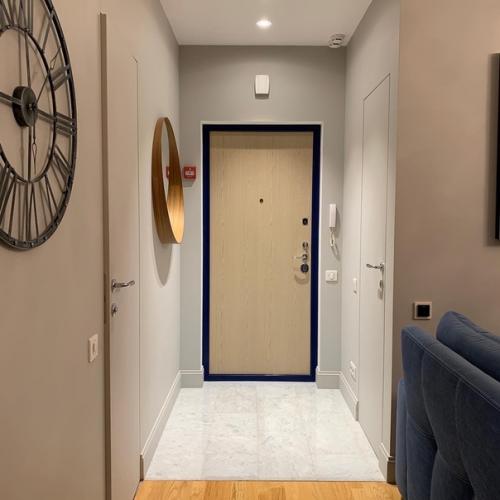 Оцените дизайн!  Однокомнатная квартира, перепланировка в евродвушку. 02