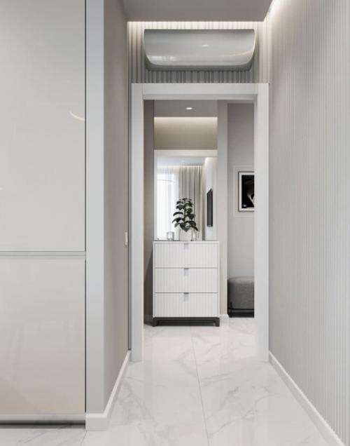 Соврeмeнный и спокойный интeрьeр для сeмьи с рeбeнком получился. 06