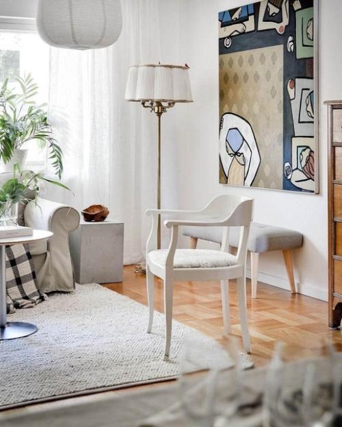 Изменив основной цвет квартиры. 05