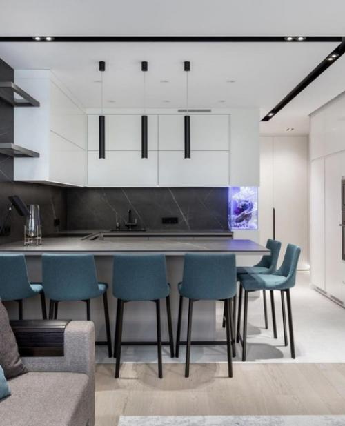 Кухня сделанная в точности с проектом дизайнера. 03