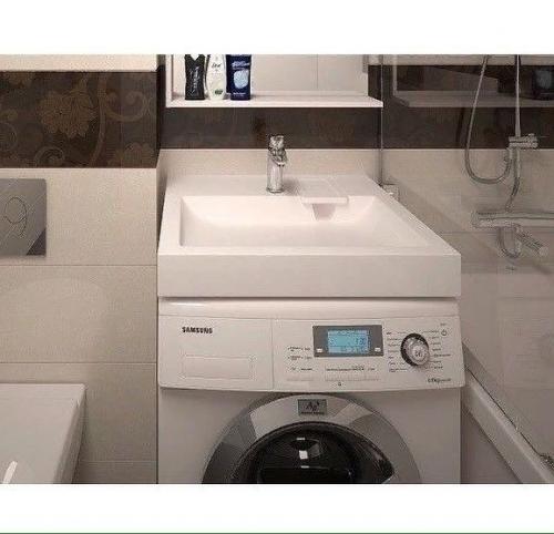 Отличный выход для маленьких ванных комнат. 01