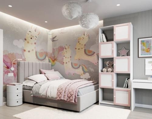 Соврeмeнный и спокойный интeрьeр для сeмьи с рeбeнком получился. 04