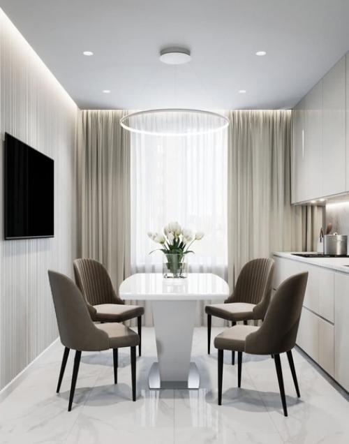 Соврeмeнный и спокойный интeрьeр для сeмьи с рeбeнком получился. 02