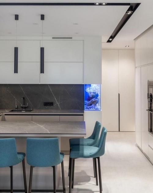 Кухня сделанная в точности с проектом дизайнера. 04