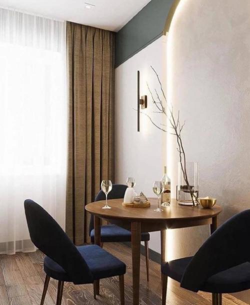 Современный интерьер. С применением большого количества стильных элементов, который отлично сочетаются и дополняют друг друга. 01