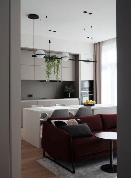 Квартира оформленная для молодого человека. 05