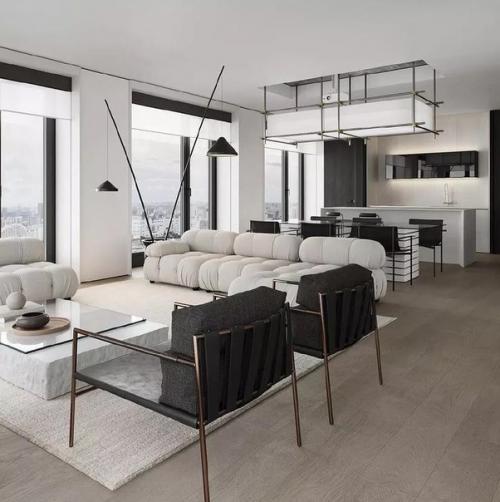 Просторная квартира с открытым пространством. 07