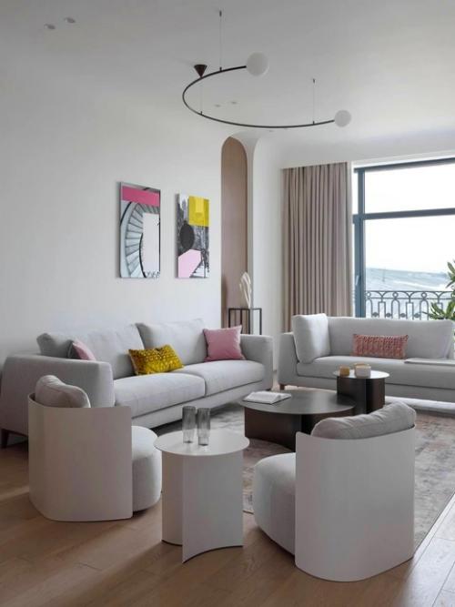 Квартира с характером: дерево и искусство. 04