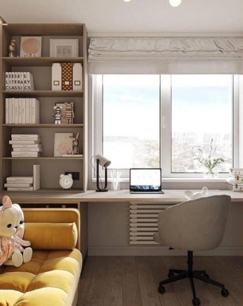 Просторная детская комната, которая была отлично продумана.