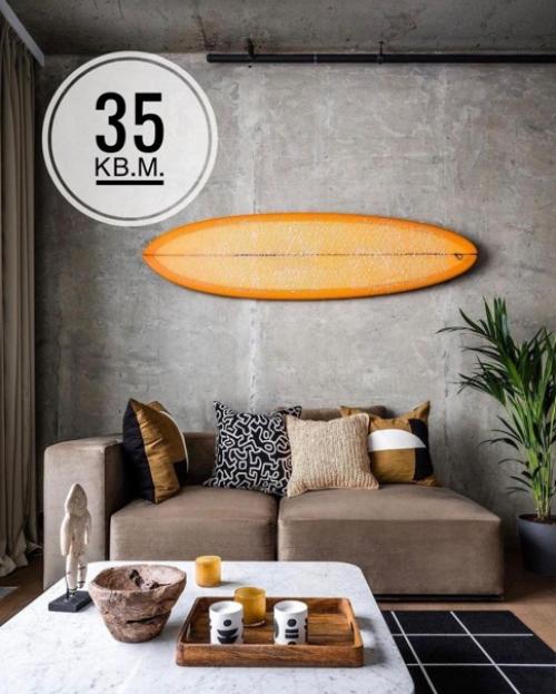 Эта квартира. Имеет небольшую площадь, но все решила правильно продуманная планировка. 04