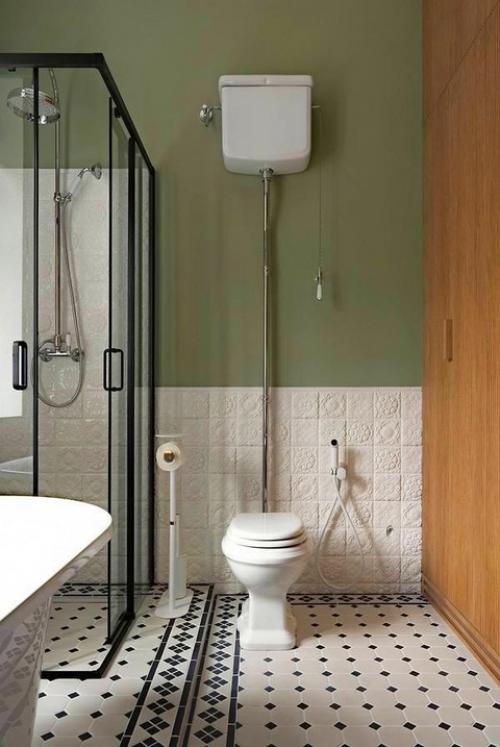 Уникальный интерьер с ванной на месте кухни. 04