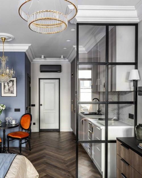 Элегантный интерьер в доме 1901 года с двумя студиями. 02