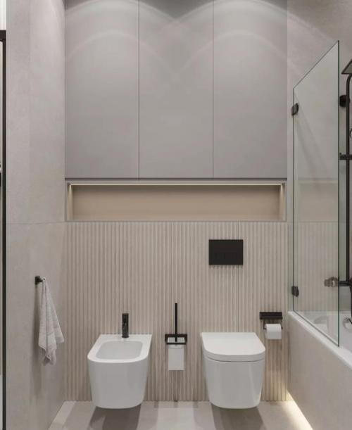 Ванная комната в светлых тонах. 05