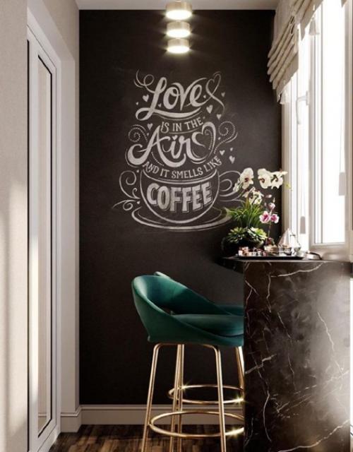 Интересная подборка. Черных меловых стен с рисунками. 02