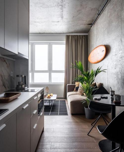 Эта квартира. Имеет небольшую площадь, но все решила правильно продуманная планировка. 05