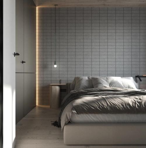 Гармоничный, монохромный интерьер. 01