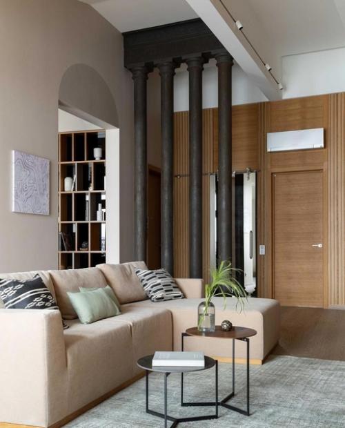 Большая, просторная квартира.