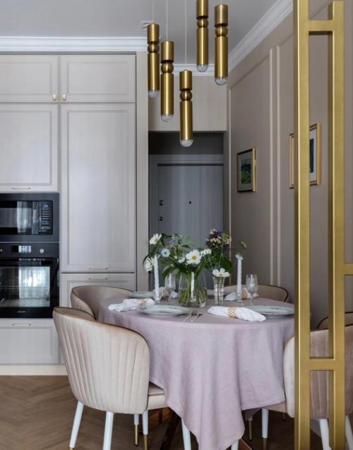 Современная классика в двухкомнатной квартире. 03