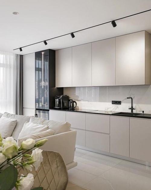 Светлый, современный интерьер квартиры. 03