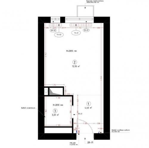 Замечательная квартира студия площадью 23 м 2. 09