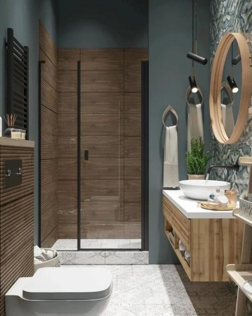 Ванная комната в очень красивом.