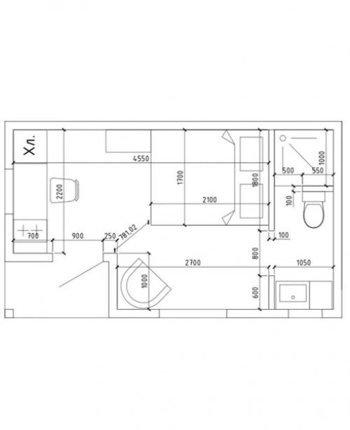 Маленький дом площадью всего 18 м 2. 08